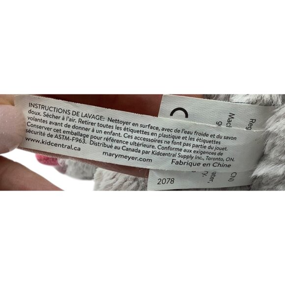 Mary Meyer Putty Sweetheart Sloth Plush Stuffed Animal Toy 11" Valentine - Picture 6 of 7